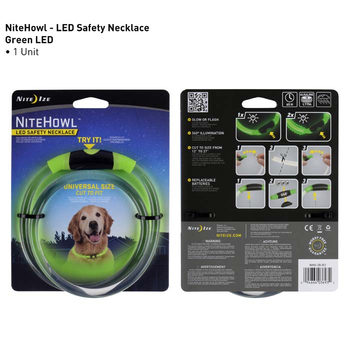 Nitehowl Led Safety Necklace (green) bloK Pod