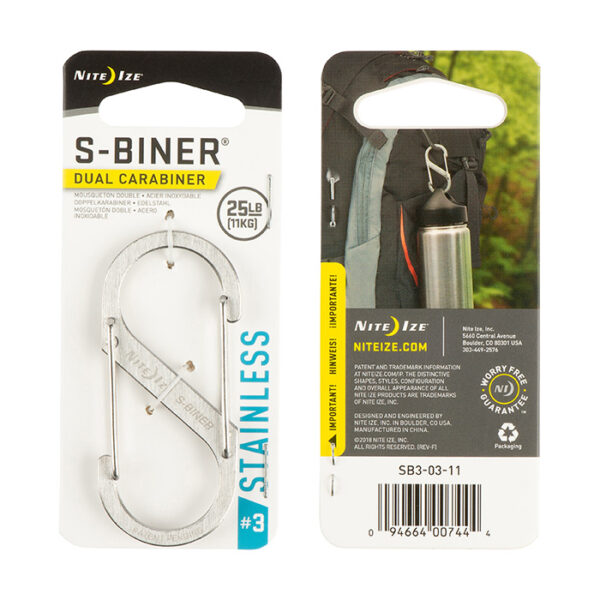 S-Biner Stainless Steel Dual Carabiner #3