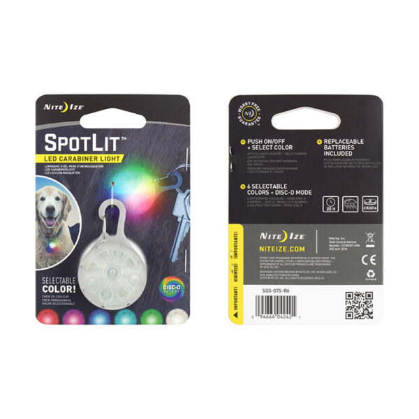 Spotlit Led Carabiner light - disc-O-Select